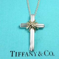 TIFFANY&co ダイヤ クロスネックレス ティファニー クロス ペンダント（ミニ）ダイヤモンド 18K ゴールド | Tiffany