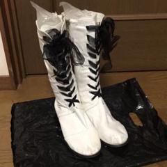 コスプレ ブーツ 白
