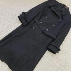 Suburban ウールトレンチコート チャコール A6