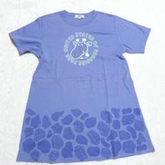 USPP◇アニマルプリントTシャツ キリン模様 カットソー 半袖 派手柄 M
