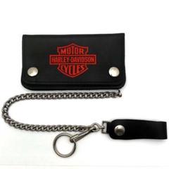 90s USA製デッド ハーレー Harley-Davidson本革 ウォレット 90年代米国製 ハーレーダビッドソン 本革財布 HARLEY DAVIDSON