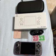 ANBERNIC RG406Hゲーム機クリアパープル256GBmicroSD付き - メルカリ