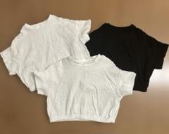 ユニクロ　UNIQLO キッズTシャツ　サイズ100 3枚セット　白黒　美品