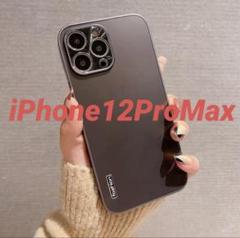 【新品未使用】iPhone12ProMaxケース BLK