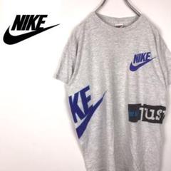 【激レア】NIKE ナイキ 銀タグ USA製 ビッグロゴ Tシャツ 90s