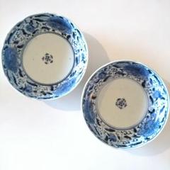 古伊万里　伊万里　なます皿　山水　色絵　蔵出し　５客 古伊万里 色絵金彩 なます皿 5客揃 | nokishita711