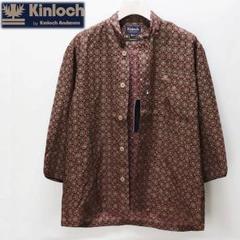 《Kinloch》新品 麻100% アスコットプリント シャツジャケット M