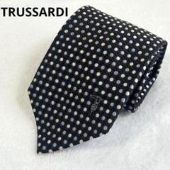 美品 トラサルディ ネクタイ 総柄 厚地 シルク ビジネス フォーマル ブランドのサムネイル