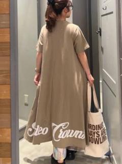 ロデオクラウンズ ｖネックスクリプトロゴマキシワンピース ロングワンピース