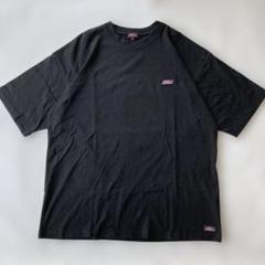 【Dickies】ディッキーズブラック Tシャツ ロゴパッチ付き4L大きいサイズ