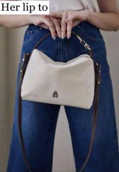 Her lip toトロワロゴトートバッグ 2way キャンバス A4 - メルカリ