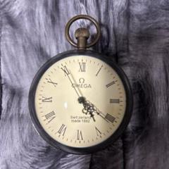 【不動品】 OMEGA オメガ スケルトン加工 球体 置き時計 1882年 不動品】 OMEGA オメガ スケルトン加工 球体 置き時計 1882年