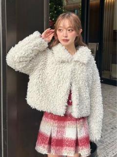 2Way襟プードルファーコート