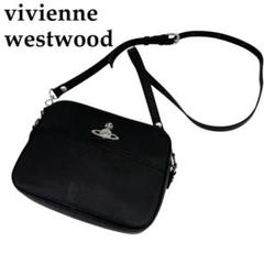 極美品 vivienne westwood ショルダーバッグ オーブ金具 黒