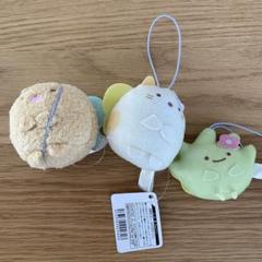 すみっコぐらし　ざっそうとようせいのお花畑ちびマスコット　3点セット