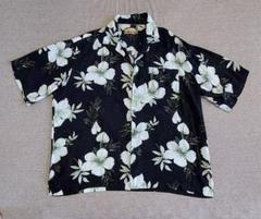Caribbean Blues カリビアンブルース アロハシャツ 2XL 花柄