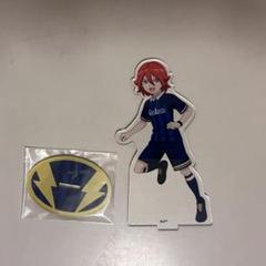 イナイレ アクスタ HAPPY SUNDAY 緑川リュウジ 基山タツヤ 正方形タペストリー -HAPPY SUNDAY-[基山タツヤ＆緑川リュウジ