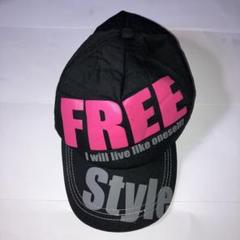 FREE Style キャップ 黒　土日セール値引き中