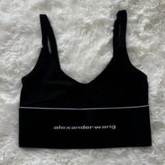XS新品未使用アレキサンダーワンAlexander Wang ブラトップ Alexander Wang - alexanderwang アンゴラロゴトップス