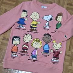 美品 ラコステ LACOSTE スヌーピー コラボ プリント トレーナー