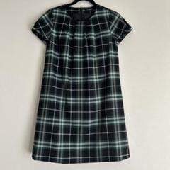 清楚 BURBERRY バーバリー ワンピース チェック リボン M 半袖