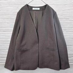 ナチュラルビューティーベーシック ノーカラージャケット 美品 M オフィカジ