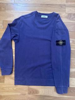STONE ISLAND パープル クルーネック トレーナー