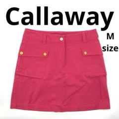 Callaway キャロウェイ スカート ピンクレッド M ゴルフウェア
