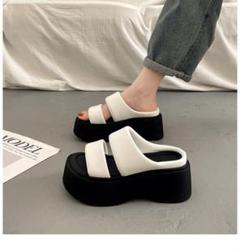 新品 レディース 夏 厚底サンダル シンプル【530】
