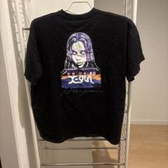 X-girl ブラック Tシャツ　ビックTシャツ　Tシャツドレス