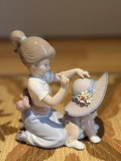 【LLADRO】おめかししようね　専用箱付き LLADRO】おめかししようね 専用箱付き - メルカリ