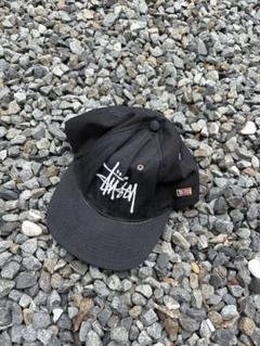 限定値下げ 激レア！ old STUSSY 白タグ USA製キャップ 激レア 極美品 白タグ USA製 old stussy ストックロゴ キャップ