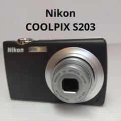 箱付 充電器 Nikon Coolpix S203 ブラック コンデジ 動作品 ニコン Nikon COOLPIX S203 ブラック コンデジ 箱あり - メルカリ
