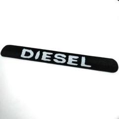 DIESEL ディーゼル　レザー バングル・ブレスレット　黒　アクセサリー