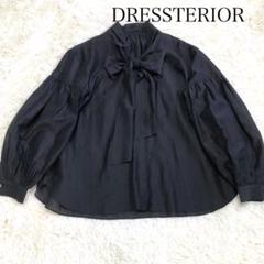 【完売品‼︎】DRESSTERIOR シアーボウタイブラウス ブラック サイズM