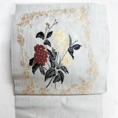 作り帯　花模様　着物　002k