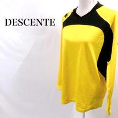 DESCENTE ワンポイントロゴ バレーボール 刺繍ロゴ 長袖 スポーツウェア