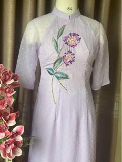 No 111]ベトナムアオザイ(Áo dài Việt Nam) 袖:七分丈