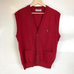 MUNSINGWEAR マンシングウェア ベスト トップス レッド ブランド