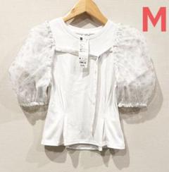 GUボレロセットT by rokh オフホワイトMサイズ 花柄　ジーユーのサムネイル