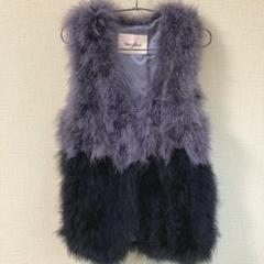 【美品】ナルシス⭐︎ファーベスト NARCISSUSリアル ファー ベスト