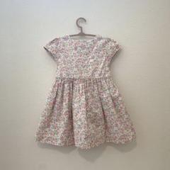 Ralph Lauren 花柄 ピンク ワンピース 12M 80 パンツ付き