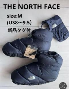 ほぼ新品　ノースフェイス　ヌプシ ダウン テント ブーティ　ダウンブーツ　黒　Ｍ THE NORTH FACE ザ ノースフェイス ヌプシ アプレ ブーティ