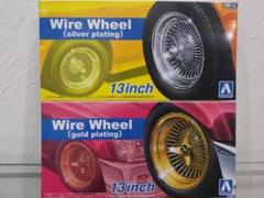 ワイヤーホイール T's WIRE 13X7J REV100SP トリプルゴールド4本