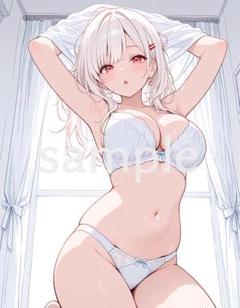 ポスター A4 AI美女下着 セクシー 送料込み 高画質 Q2623