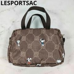 LESPORTSAC レスポートサック スヌーピー レモノグラム マイクロバッグ