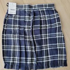 【新品】チェック柄 スクールスカート Lのサムネイル