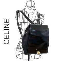 celine セリーヌ スターボール リュック バッグ ブラック レザー 黒