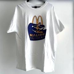 Tシャツ　マリブ　マクドナルド　サーフィン　白　XL