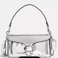 【新品未使用♪】COACH タビーショルダーバッグ20　ハンドバッグ　シルバー 公式】COACH – コーチ | タビー ショルダー バッグ 20
